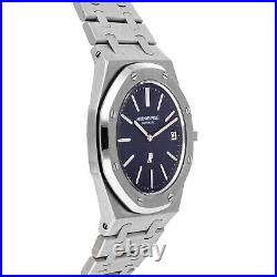 Audemars Piguet Royal Oak Automatic 39mm Steel Mens Bracelet Watch 5402ST Blue