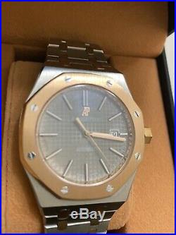 Audemars Piguet Royal Oak Automatic Bronze And Stainless Steel Wrist Watch WithBOX