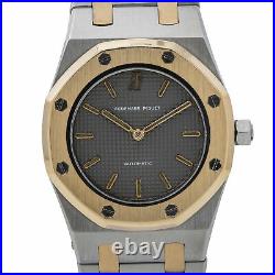 Audemars Piguet Royal Oak Automatic Lady's Watch 18K Two Tone Grey Dial 30mm