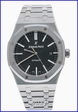 Audemars Piguet Royal Oak Black Dial Stainless Steel Watch -15400ST. OO. 1220ST. 03