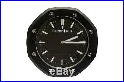 Audemars Piguet Royal Oak Black Dial Wall Clock Dealer Display