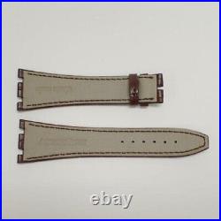 Audemars Piguet Royal Oak Brown Genuine Leather Watch Strap- Model b1118333599HA