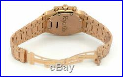 Audemars Piguet Royal Oak Chronograph 18K Rose Gold Watch 25960OR. OO. 1185OR. 03