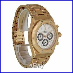 Audemars Piguet Royal Oak Chronograph 25960OR. OO. 1185OR. 02 Pink Gold Mens Watch