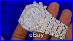 Audemars Piguet Royal Oak Chronograph 41 mm Edelstahl Armbanduhr 2800 Diamanten