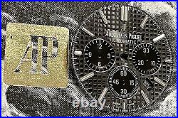 Audemars Piguet Royal Oak Chronograph 41mm Black Silver Stick Dial 26331ST