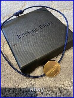 Audemars Piguet Royal Oak Corded Bracelet VIP RARE 18K Rose Gold Boutique BLUE