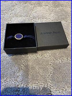 Audemars Piguet Royal Oak Corded Bracelet VIP RARE 18K Rose Gold Boutique BLUE