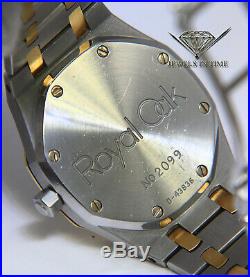 Audemars Piguet Royal Oak Day-Date Moon Steel/18k Gold Mens 36mm Watch 25594