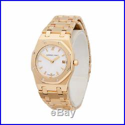 Audemars Piguet Royal Oak Diamond 18k Yellow Gold Watch 66270ba Com002498