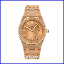 Audemars Piguet Royal Oak Frosted Gold Auto Ladies Watch 67653OR. GG. 1263OR. 02
