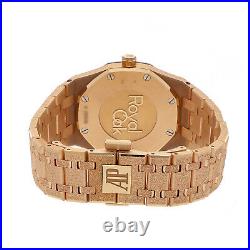 Audemars Piguet Royal Oak Frosted Gold Auto Ladies Watch 67653OR. GG. 1263OR. 02