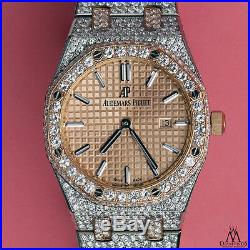 Audemars Piguet Royal Oak Ladies Steel & Rose Gold Watch 67650sr Quartz