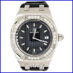 Audemars Piguet Royal Oak Lady 33mm Factory Diamond Bezel Stainless Steel Watch