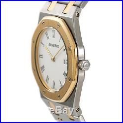 Audemars Piguet Royal Oak Mens Vintage Quartz Watch 18k Two Tone 33mm