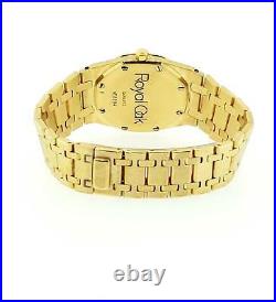 Audemars Piguet Royal Oak Midsize 33mm 18k Yellow Gold Diamond Dial Ref. 56175BA
