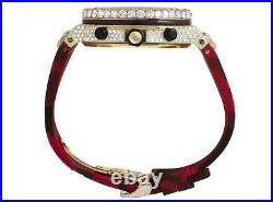 Audemars Piguet Royal Oak Offshore 18K Rose Gold 42MM Diamond Watch 19.75 Ct