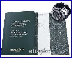 Audemars Piguet Royal Oak Offshore 26048SK Diamond Black Dial Ladies Watch Box P