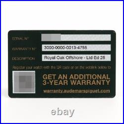 Audemars Piguet Royal Oak Offshore 26470PT. OO. 1000PT. 02 PT AT Blue Dial Links5