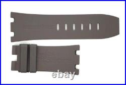 Audemars Piguet Royal Oak Offshore 28mm x 24mm Grey Rubber Watch Band Short