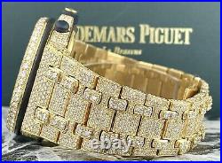 Audemars Piguet Royal Oak Offshore 42mm 18k Yellow Gold Iced Out 30ct Diamonds
