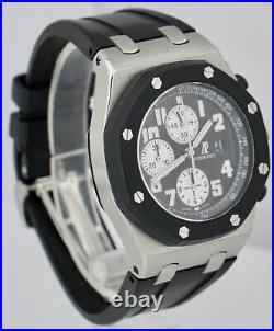 Audemars Piguet Royal Oak Offshore 42mm Rubberclad Silver Black 25940SK Watch