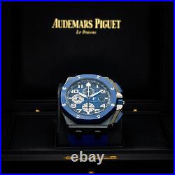 Audemars Piguet Royal Oak Offshore Blue Ceramic 44mm with B&P 26405CE. OO. A030CA. 01