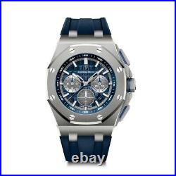Audemars Piguet Royal Oak Offshore Blue Index Dial Watch 26480TI. OO. A027CA. 01