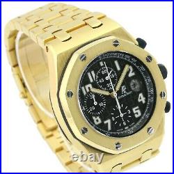 Audemars Piguet Royal Oak Offshore Brick Watch 42mm 18K Yellow Solid Gold