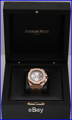Audemars Piguet Royal Oak Offshore Chronograph 42mm 18K Pink Gold Grey Dial