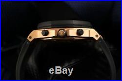 Audemars Piguet Royal Oak Offshore Chronograph 42mm Rose Gold Rubber Strap Watch
