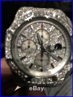 Audemars Piguet Royal Oak Offshore Diamond With Rubber Strap Watch 44mil