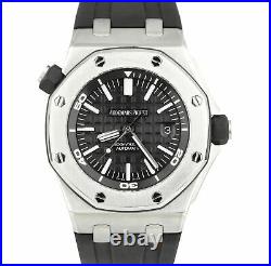 Audemars Piguet Royal Oak Offshore Diver Black Steel 15703ST. OO. A002CA. 01 Watch