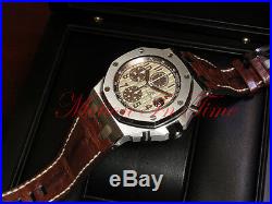 Audemars Piguet Royal Oak Offshore SAFARI Watch 42mm Ivory 26470ST. OO. A801CR. 01