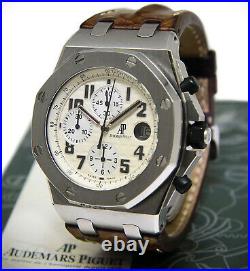 Audemars Piguet Royal Oak Offshore Safari Chrono Mens 42mm Watch B/P 26170ST