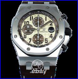 Audemars Piguet Royal Oak Offshore Safari Chrono Watch 26470ST. OO. A801CR. 01 MINT