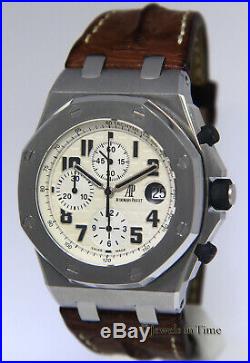 Audemars Piguet Royal Oak Offshore Safari Chronograph Watch Box/Papers 26170ST