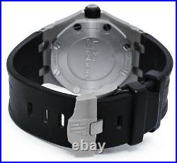 Audemars Piguet Royal Oak Offshore Steel Diver Black Dial 42mm Watch B/P 15703ST