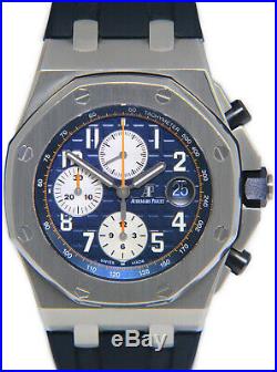 Audemars Piguet Royal Oak Offshore Steel Navy Blue Watch 26470ST. OO. A027CA. 01