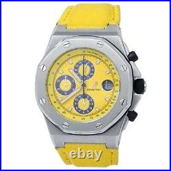 Audemars Piguet Royal Oak Offshore Steel Yellow Men's Watch 25770ST. OO. D050BU. 02