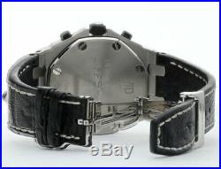 Audemars Piguet Royal Oak Offshore watch chronograph 42MM leather diamond 4.25CT