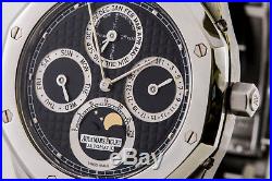 Audemars Piguet Royal Oak Perpetual Calendar Watch Platinum Bezel 25820SP