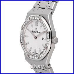 Audemars Piguet Royal Oak Quartz Steel Diamond Ladies Watch 67651ST. ZZ. 1261ST. 01