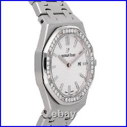 Audemars Piguet Royal Oak Quartz Steel Diamond Ladies Watch 67651ST. ZZ. 1261ST. 01