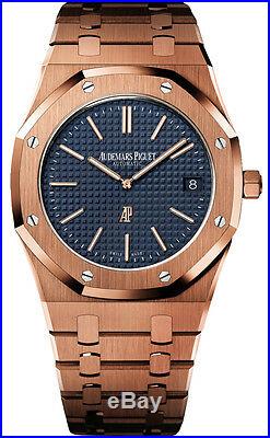 Audemars Piguet Royal Oak Rose Gold Auto Extra Thin 39mm 15202OR. OO. 1240OR. 01