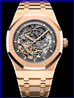 Audemars Piguet Royal Oak Rose Gold Openworked Watch 15407OR. OO. 1220OR. 01