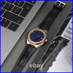 Audemars Piguet Royal Oak Royal Blue 18k Rose Gold Watch 14800or 36mm W007783