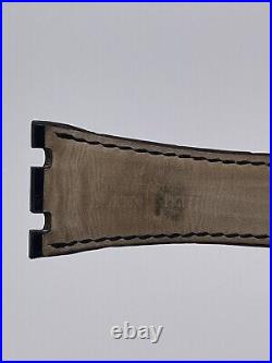 Audemars Piguet Royal Oak Sangle Watch Leather Belt Strap Black