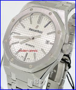 Audemars Piguet Royal Oak Steel Watch Silver Dial 41mm Case 15400ST. OO. 1220ST. 02