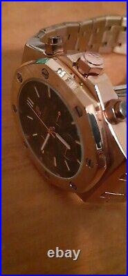 Audemars Piguet Royal Oak Tantale Tantalum & 18K Rose Gold 33mm Watch 56175